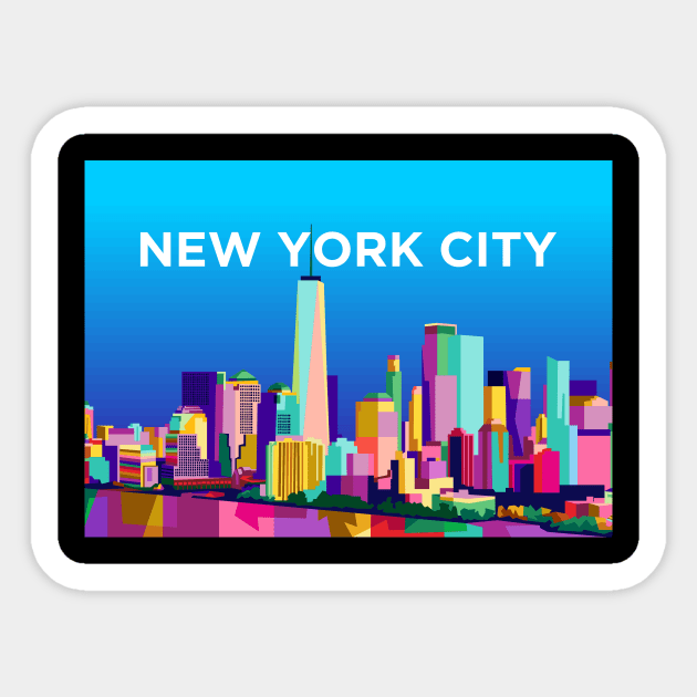 New York City Sticker by BarnawiMT